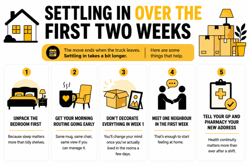 Settling in over the first two weeks